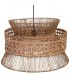 Lámpara de techo en ratán y yute trenzado, estilo natural. Mdmhogar2