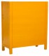 Taquillón oriental en madera decapada amarilla con 2 puertas y 1 cajón. Mdmhogar3