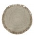 Alfombra redonda boho en yute natural trenzado a mano. Mdmhogar