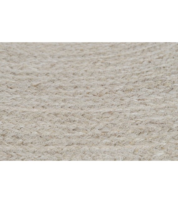 Alfombra redonda boho en yute natural trenzado a mano. Mdmhogar3