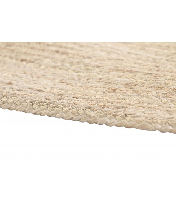 Alfombra redonda de yute trenzado, estilo boho y natural. Mdmhogar4