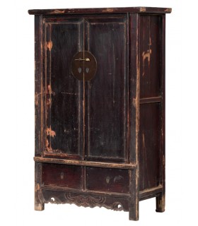 Armario alacena antiguo oriental, madera de olmo, pieza única. Mdmhogar