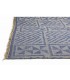 Alfombra grande colonial azul/beige apta para exterior e interior. Mdmhogar2