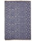 Alfombra grande colonial azul/beige apta para exterior e interior. Mdmhogar1