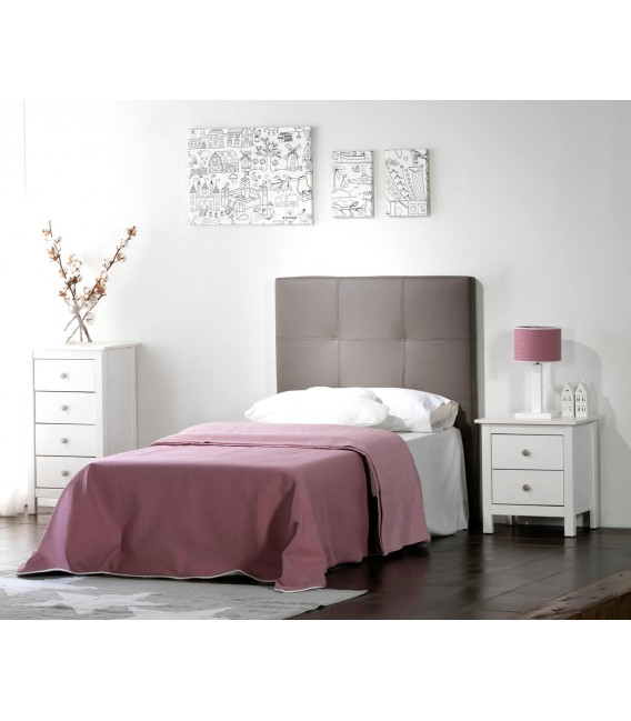 Mesita de noche blanca estilo nórdico con 2 cajones funcionales Mdmhogar1