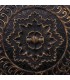 Armario alacena oriental negro y oro con talla artesanal y cajones Mdmhogar4