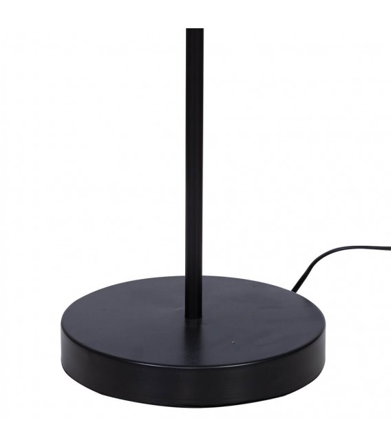 Lámpara de pie vintage en metal bronce con detalle decorativo central Mdmhogar3