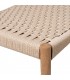 Silla ibicenca de comedor en madera de roble y cuerda trenzada 5