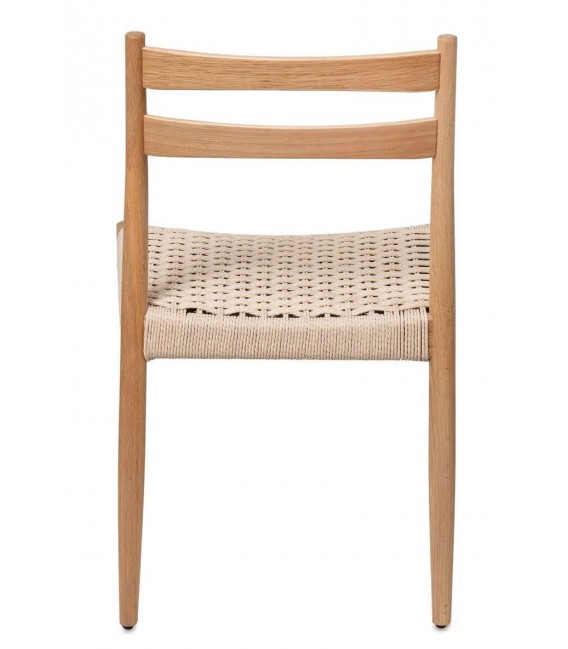 Silla ibicenca de comedor en madera de roble y cuerda trenzada4