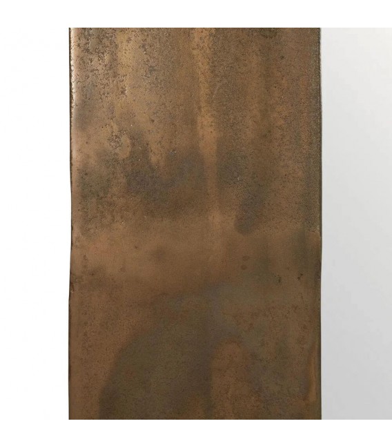 Espejo vestidor grande de aluminio en oro viejo con acabado artesanal1