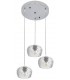 Plafón de tres luces de la serie Setela