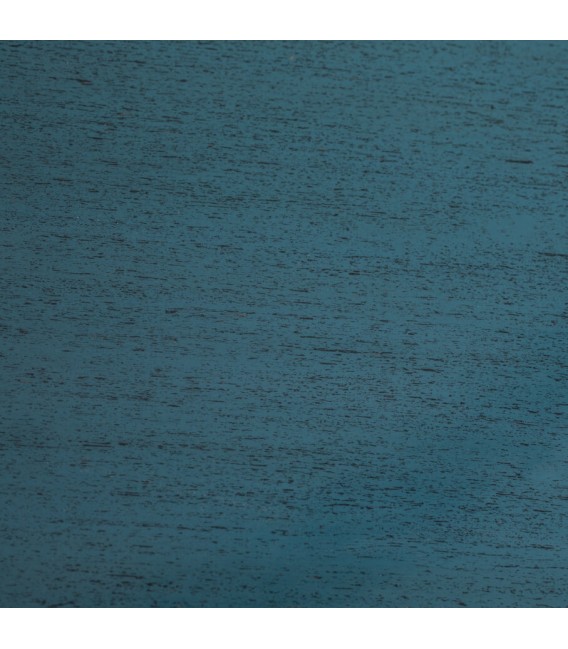 Aparador oriental azul con cajones y puertas decorados a mano.3