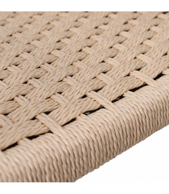 Sillón comedor ibicenco en madera natural con asiento trenzado a mano5