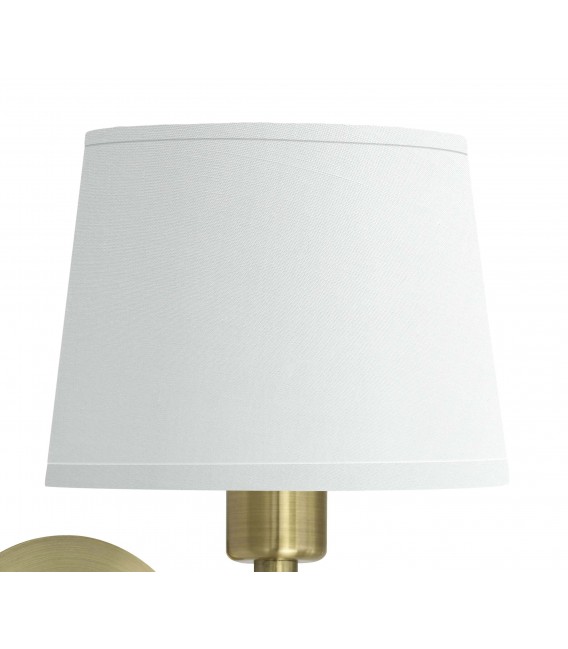 Aplique dorado con pantalla blanca y estilo actual2