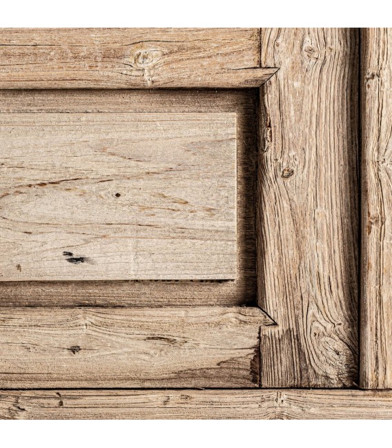 Espejo colonial de teca natural con marco artesanal de gran presencia3