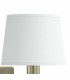 Aplique orientable en metal oro viejo con pantalla blanca elegante