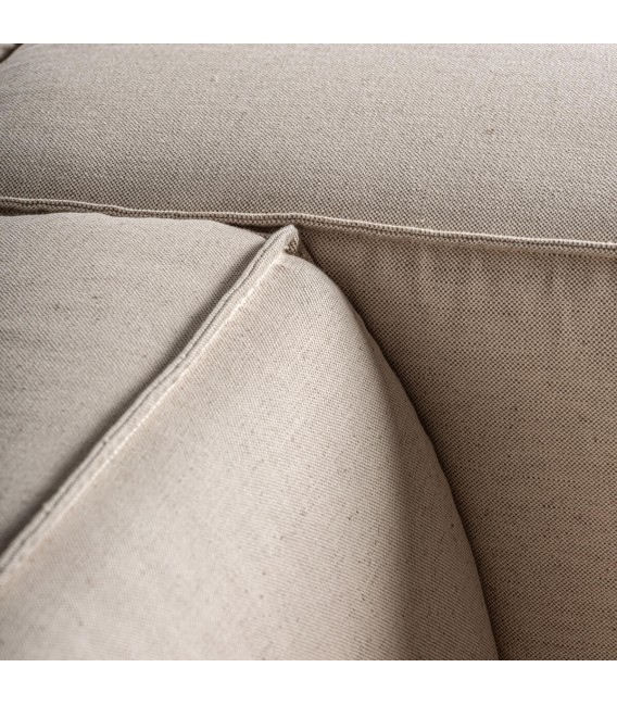 Sofá XXL de líneas rectas y tapizado blanco roto, estilo elegante4