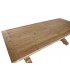 Mesa de comedor grande de madera reciclada acabado natural artesanal1