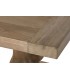 Mesa de comedor grande de madera reciclada acabado natural artesanal2