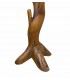 Perchero tronco de madera de suar tallado a mano y natural2