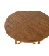Mesa exterior redonda plegable en madera maciza de acacia acabado teca2