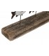 Figura decorativa de madera y metal con peces estilo mediterráneo1