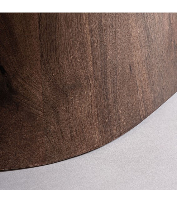 MESA DE COMEDOR 202 X 100 X 81 MUNSA MADERA DE MANGO Y TRAVERTINO