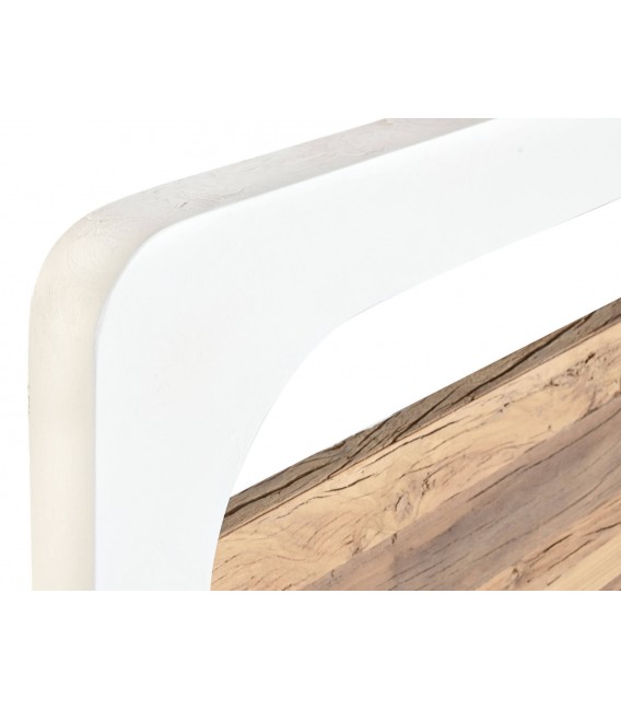 Cabecero de cama de matrimonio en madera reciclada estilo ibicenco