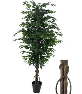 PLANTA ARTIFICIAL CON MACETA 95 Ø X 179 FICUS PARA INTERIOR