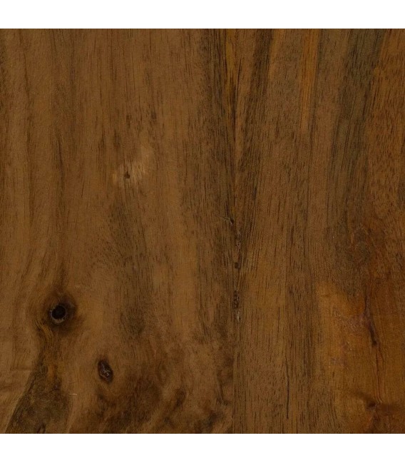 Escritorio colonial de madera maciza natural con puerta de lamas.3