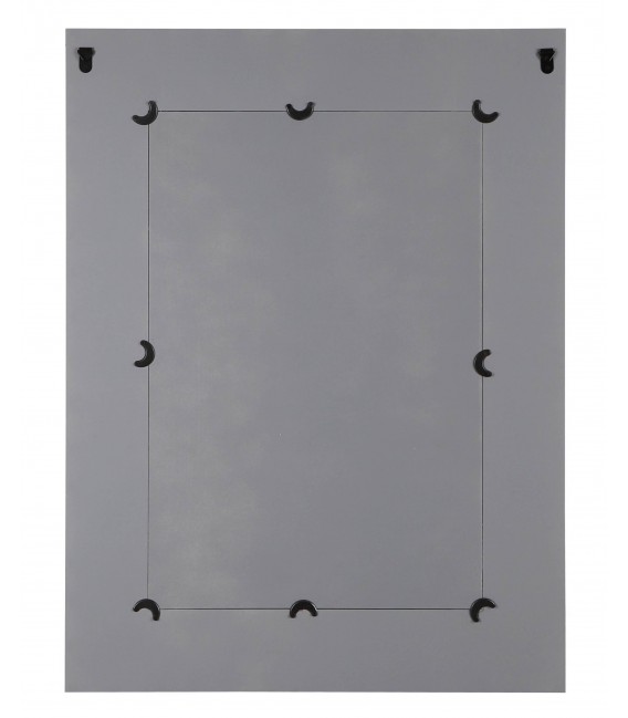 Espejo vertical de pared con marco art decó en pan de oro.1