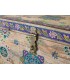 Baúl étnico de madera maciza pintado a mano con vivos colores. 4