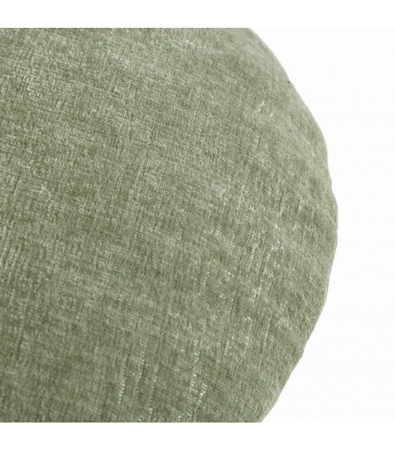 Puf redondo verde con almacenaje y diseño champiñón original. 2