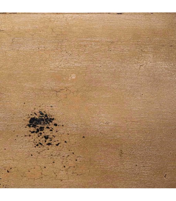 Consola clásica de entrada en madera craquelada beige patinada.6