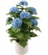 PLANTA ARTIFICIAL CON MACETA 45 Ø X 68 HORTENSIA AZUL PARA INTERIOR