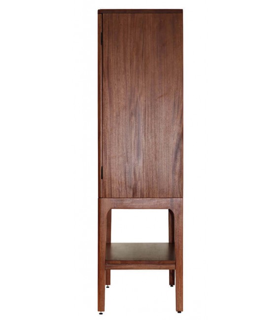 Armario alacena colonial caoba maciza baldas y 2 cajones interiores.2