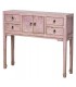 Consola oriental en madera malva decapada, con 4 cajones y 2 puertas. Mdmhogar