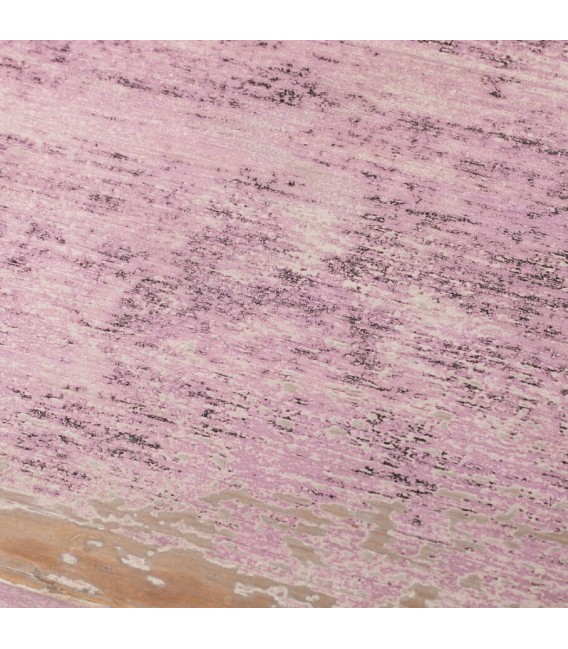 Consola oriental en madera malva decapada, con 4 cajones y 2 puertas.2