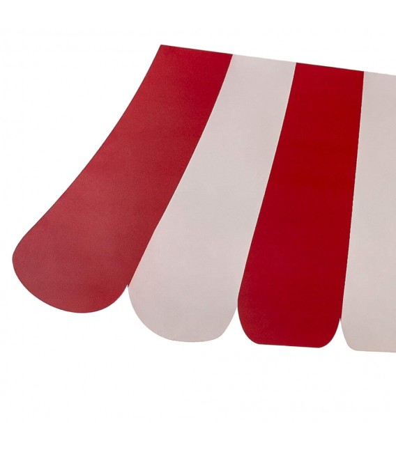 Carro expositor market vintage en metal negro, madera y rojo.2