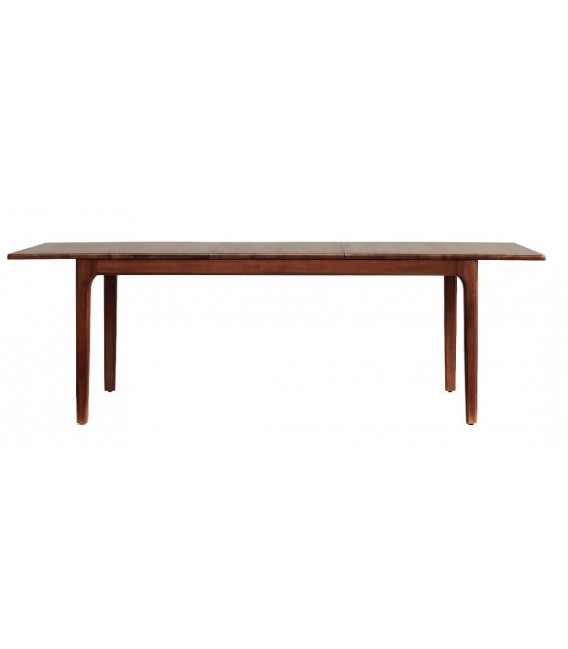 Mesa comedor extensible de caoba estilo colonial artesanal.1