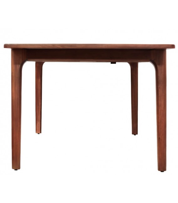 Mesa comedor extensible de caoba estilo colonial artesanal.2