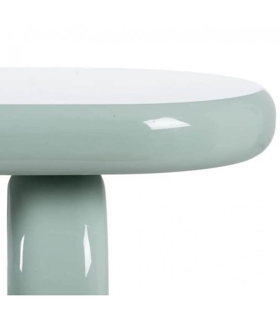 Consola menta lacada madera DM con formas redondeadas y estilo pop. 2