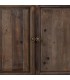 Aparador rústico boho de madera reciclada con 4 puertas y 4 cajones. 4