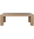 Mesa de comedor grande de madera maciza de olmo estilo colonial.