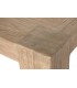 Mesa de comedor grande de madera maciza de olmo estilo colonial. 3