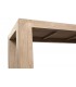 Mesa de comedor grande de madera maciza de olmo estilo colonial. 4