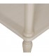 Consola de entrada beige de madera con 2 cajones y estante inferior. 6