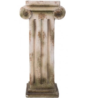 Columna jónica decorativa efecto piedra para interior o exterior.