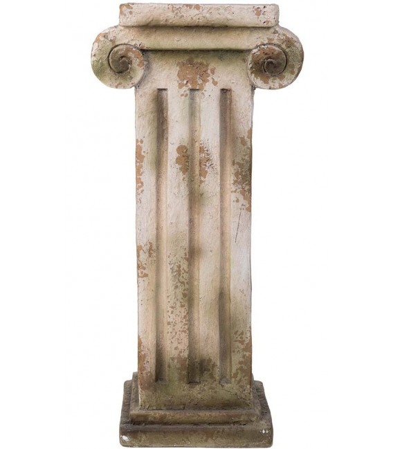 Columna jónica decorativa efecto piedra para interior o exterior.