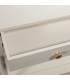 Consola de entrada provenzal beige con 2 cajones y detalles dorados. 3